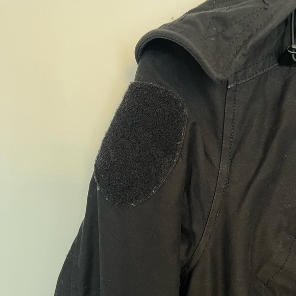 G-Star Raw Black Hooded Parka Jacket size small - Picture 4 of 9